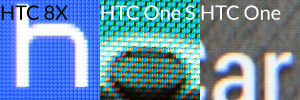 HTC One, One S, and 8X Comparison
